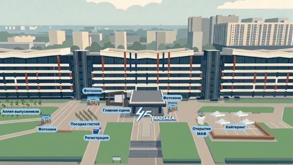 Карта мероприятия KazGASA